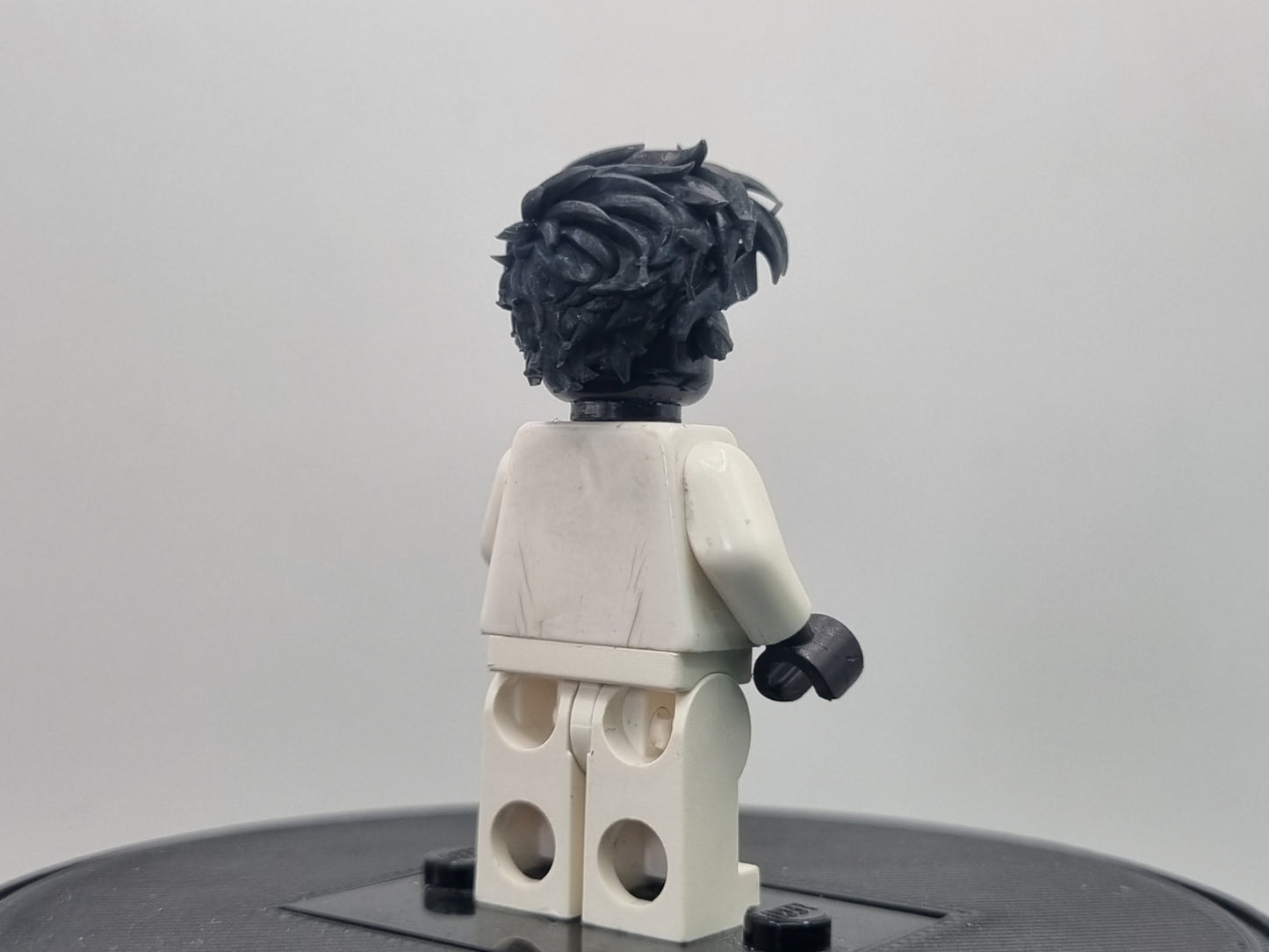 Building toy custom 3D printed super hero with sunglasses