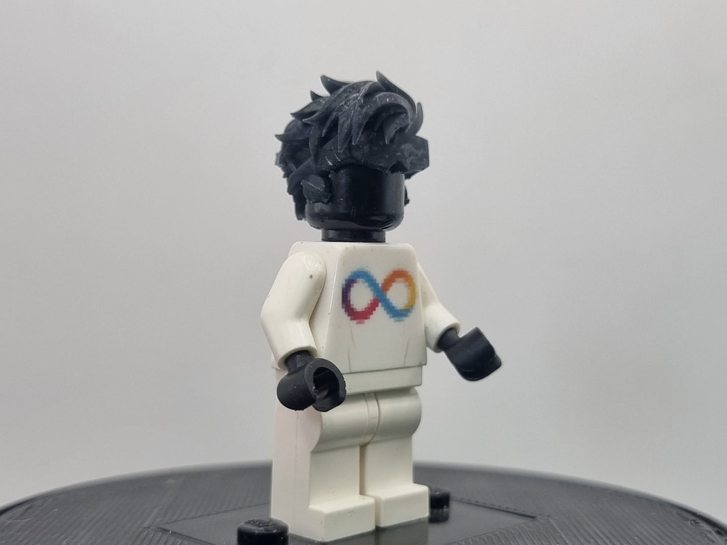 Building toy custom 3D printed super hero with sunglasses