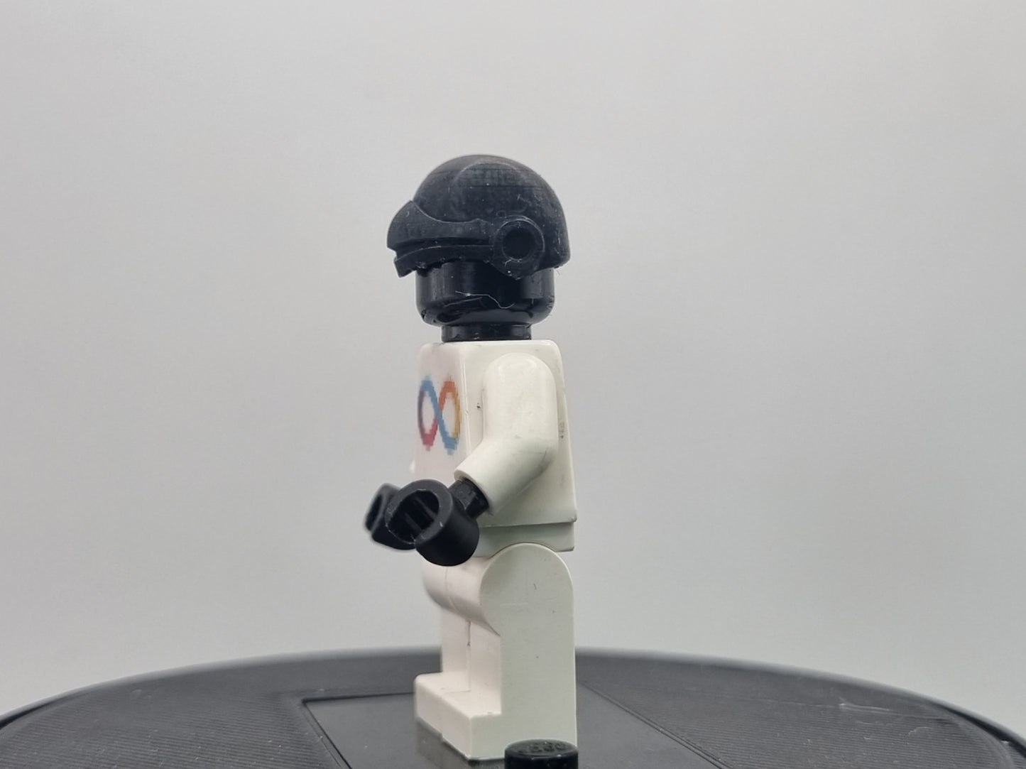 Building toy custom 3D printed flame bird force laser eye guy