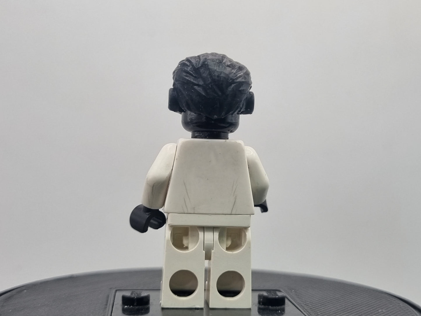 Building toy custom 3D printed laser eyed hero hair