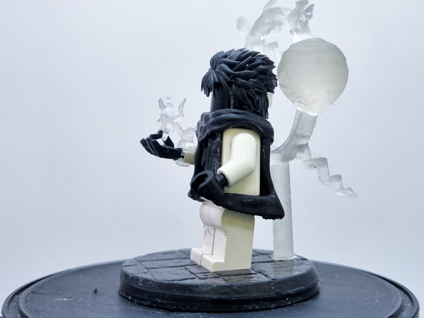 Building toy custom 3D printed ninja sorcerer with ball effects!