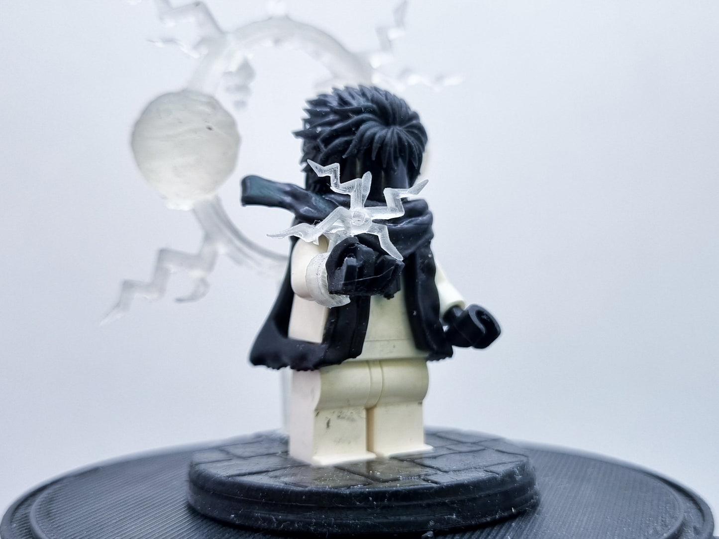 Building toy custom 3D printed ninja sorcerer with ball effects!