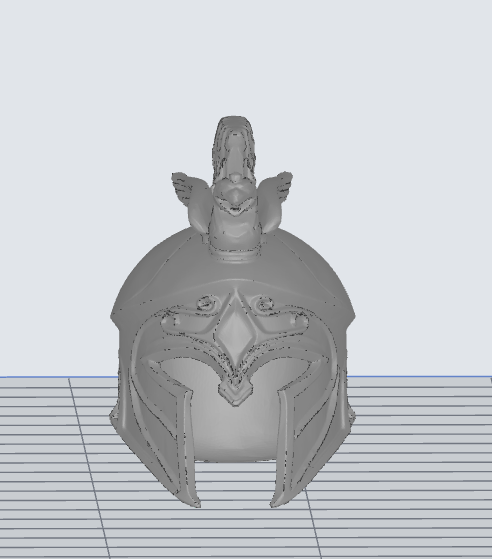 Custom 3D printed greek assins helmet!