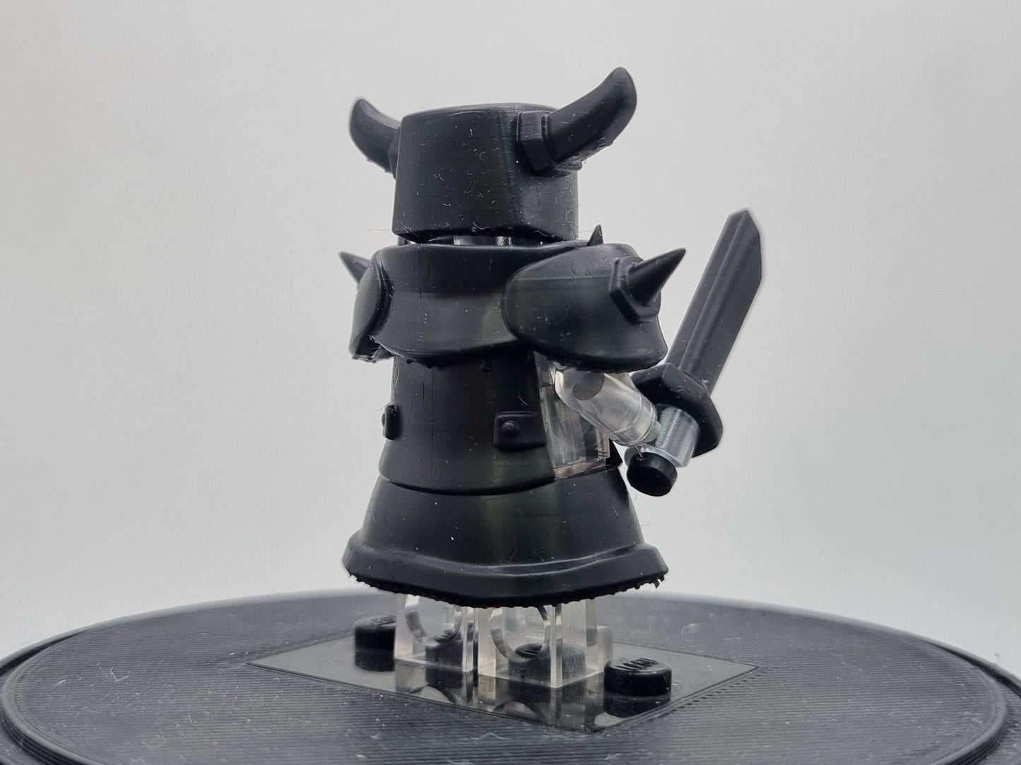 Building toy custom 3D printed purple castle defender