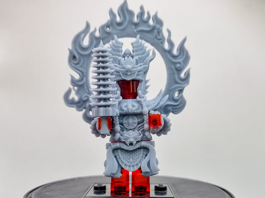 Building toy custom 3D printed flame warrior!