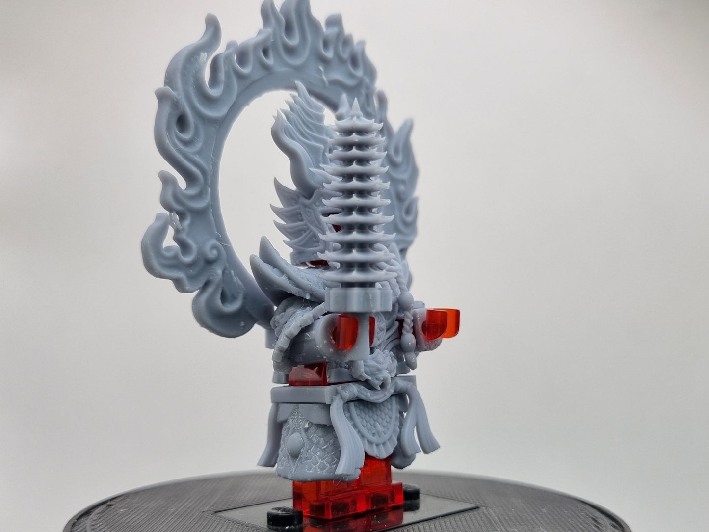 Building toy custom 3D printed flame warrior!