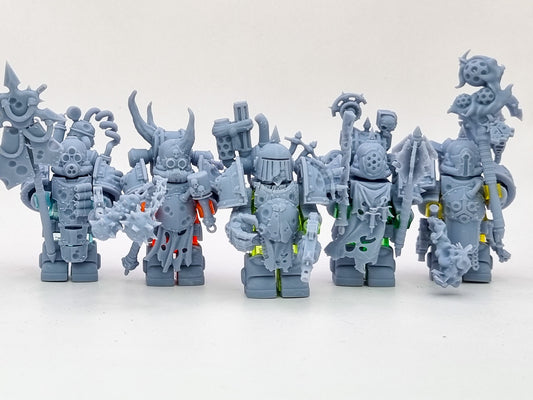 Building toy custom 3D printed evil sick galactic soldiers army builder pack of 5!