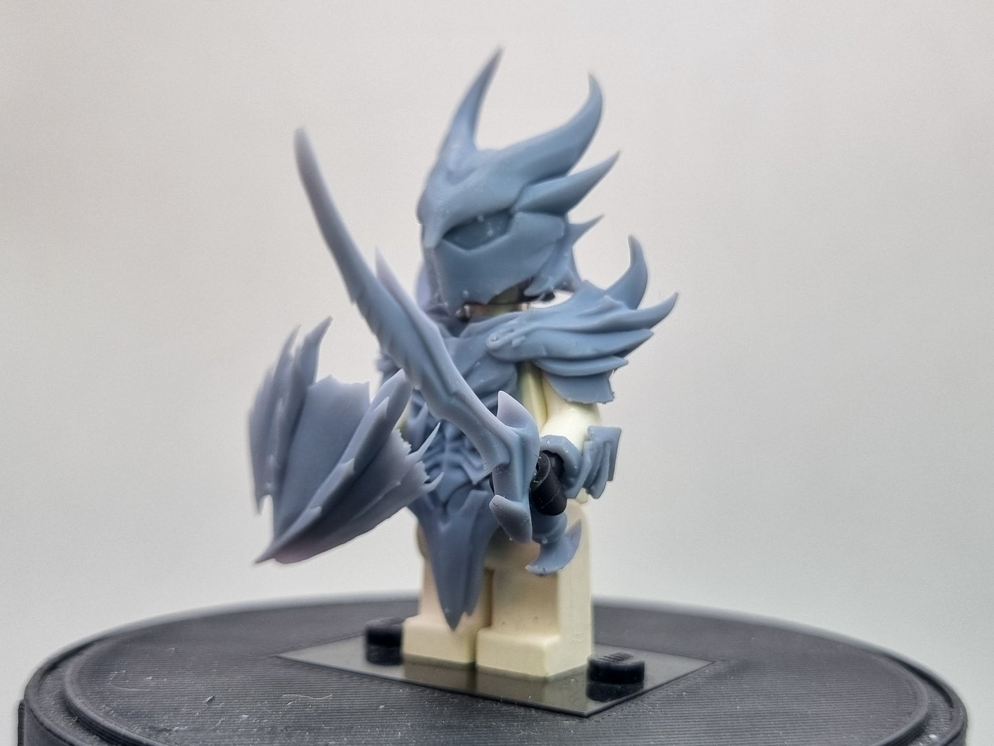 Building toy custom 3D printed warrior from another realm