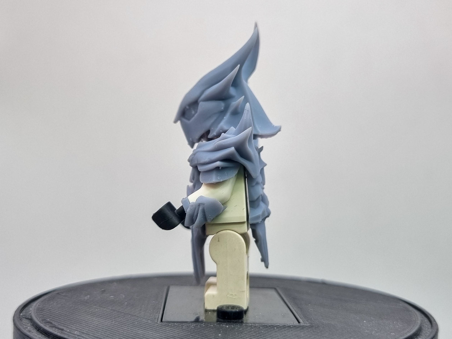 Building toy custom 3D printed warrior from another realm
