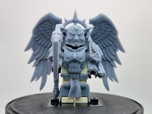 Building toy custom 3D printed golder galactic marine