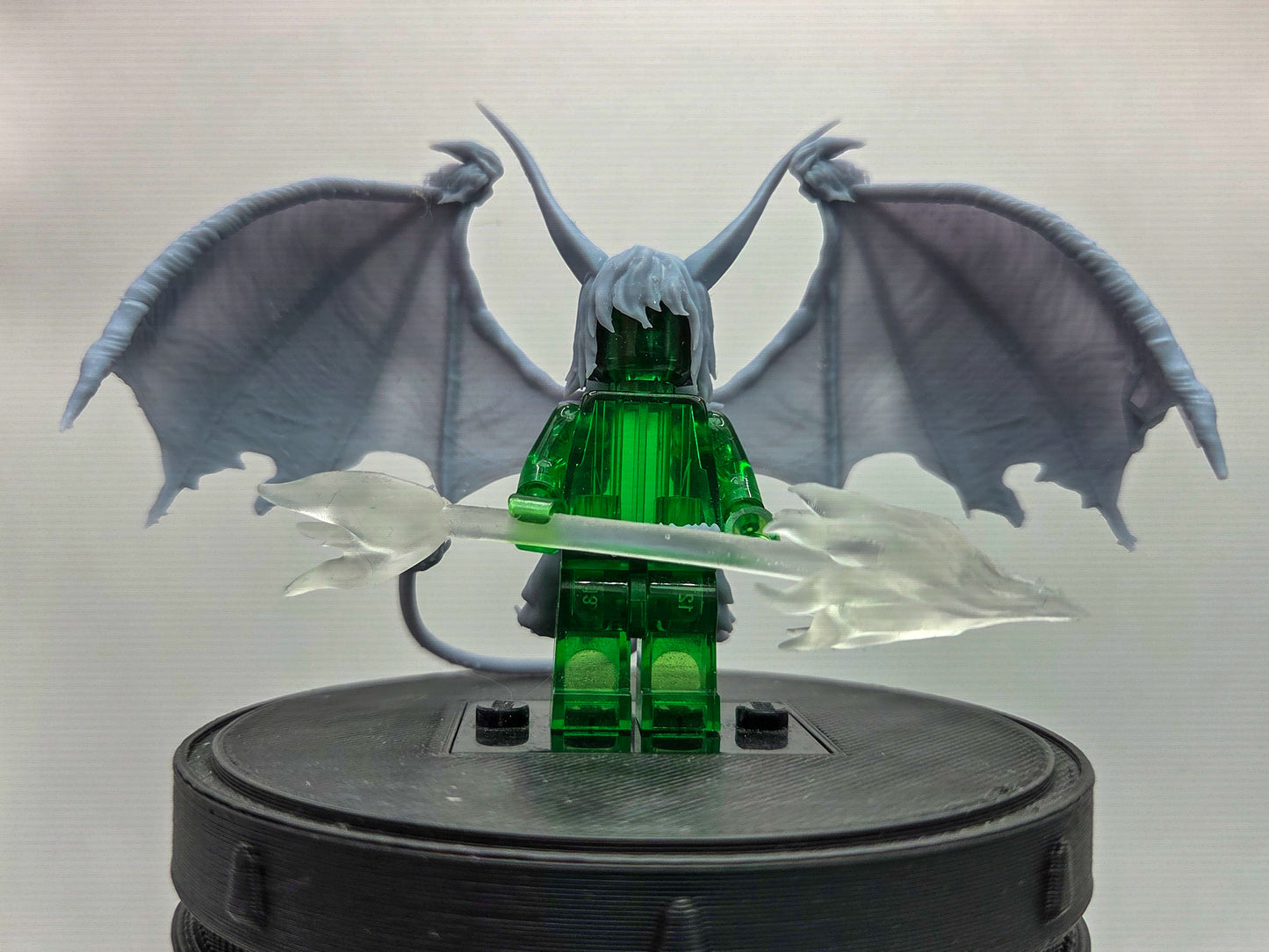 Custom 3D printed soul catcher winged villain!