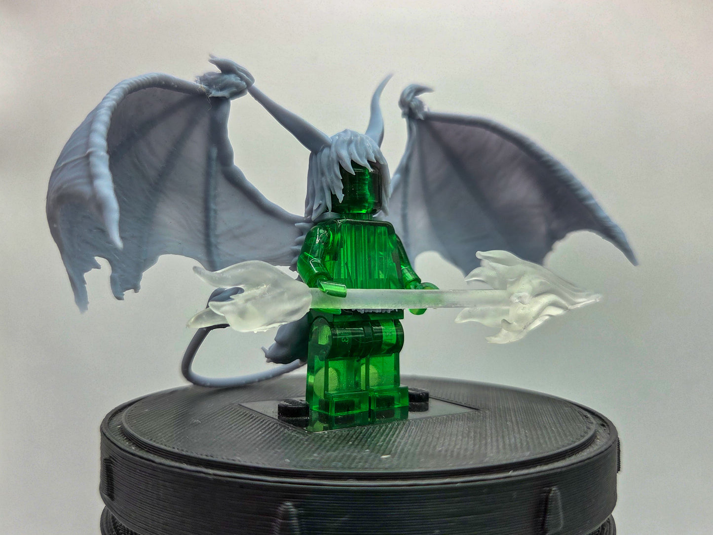 Custom 3D printed soul catcher winged villain!