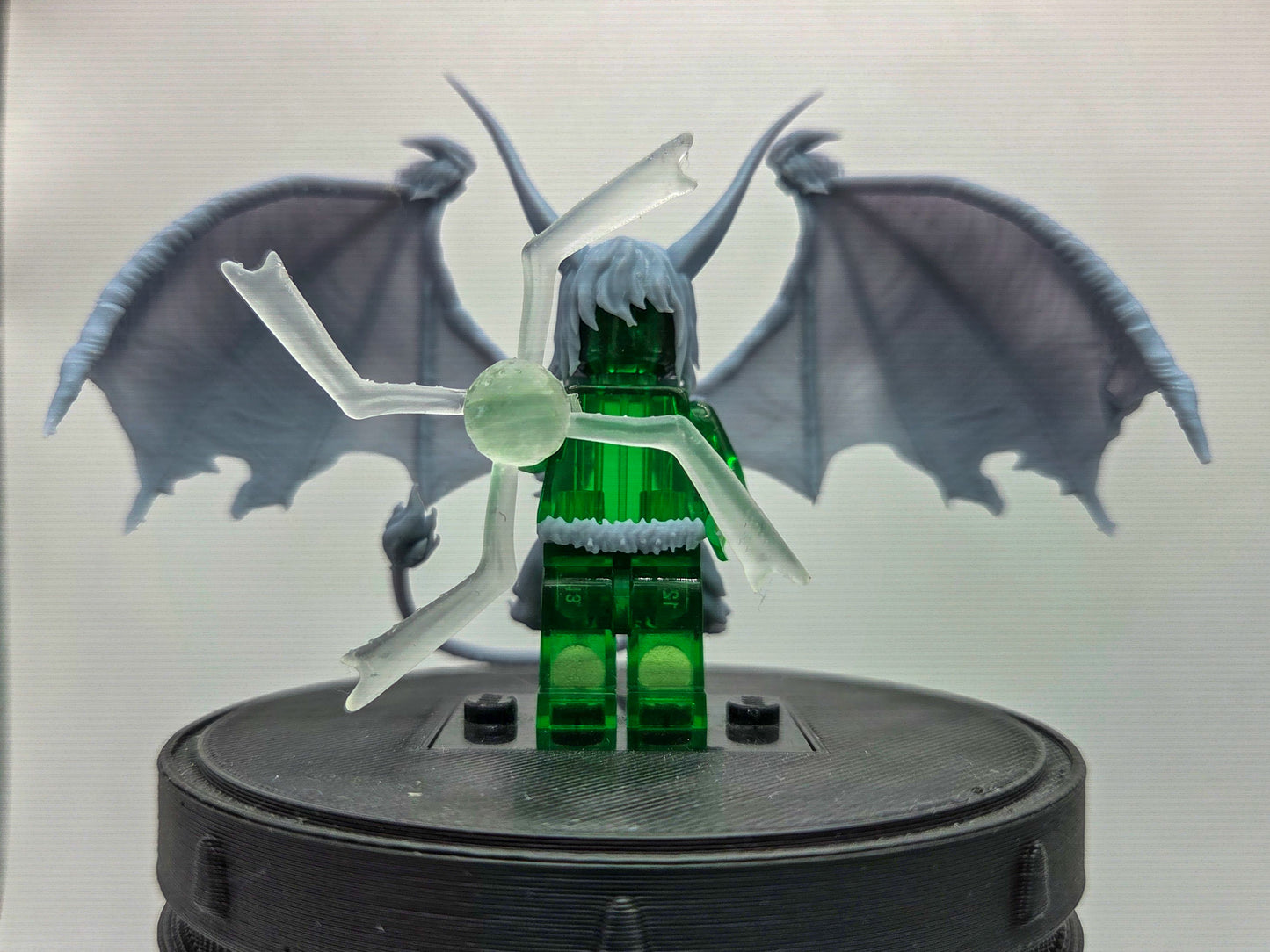 Custom 3D printed soul catcher winged villain!