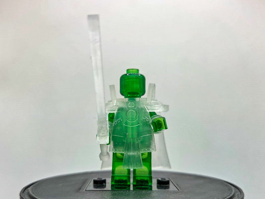 Custom 3D printed green guy his armor!