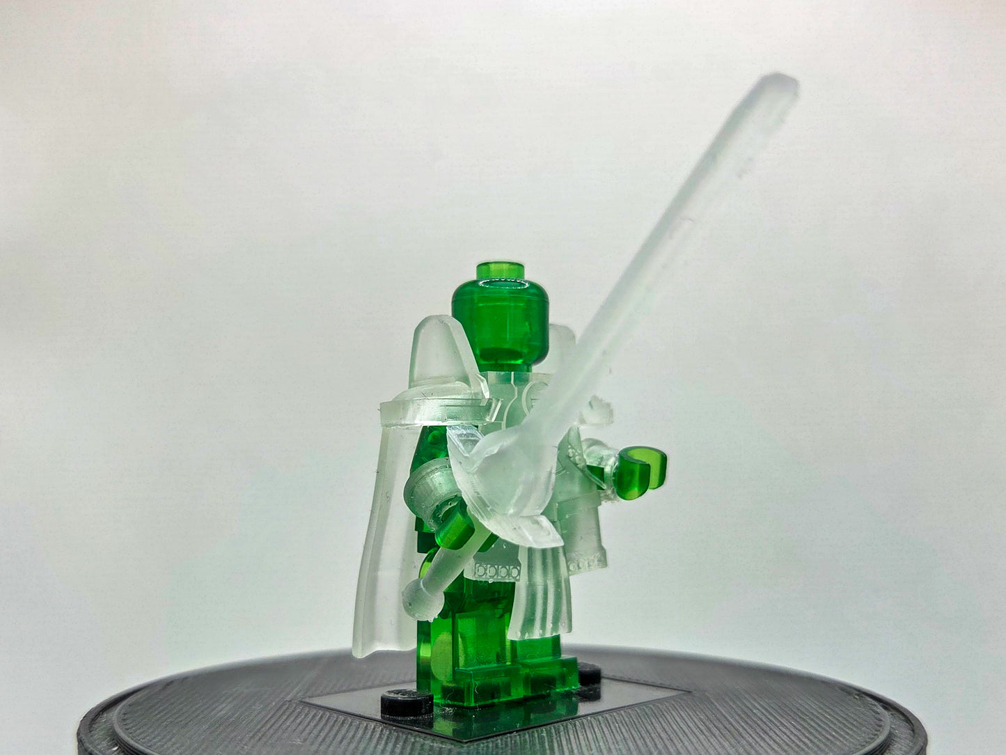 Custom 3D printed green guy his armor!