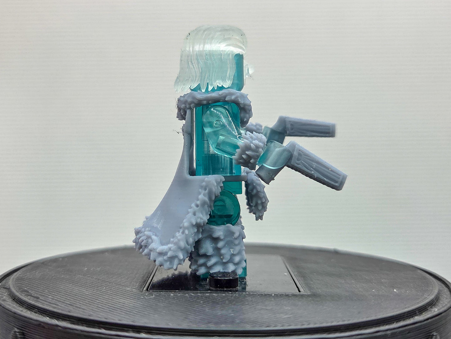 Custom 3D printed number 1 guy with wolves!
