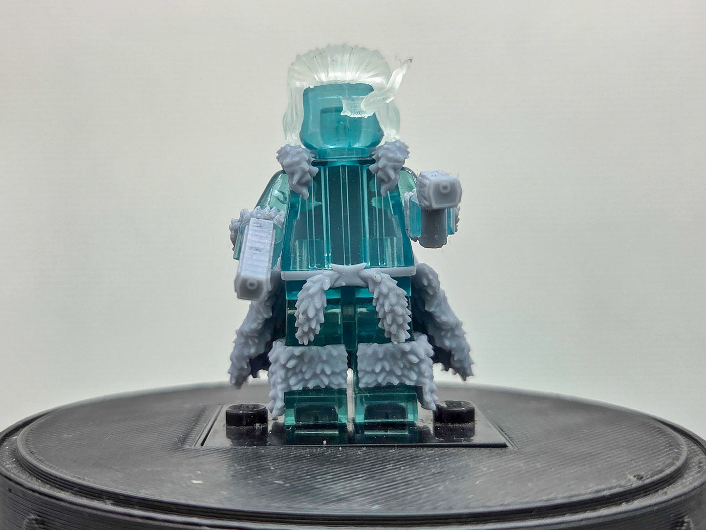 Custom 3D printed number 1 guy with wolves!