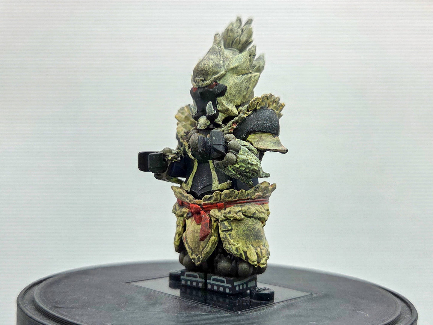 Custom 3D printed the one who hunts monters Rustleaf Warrior