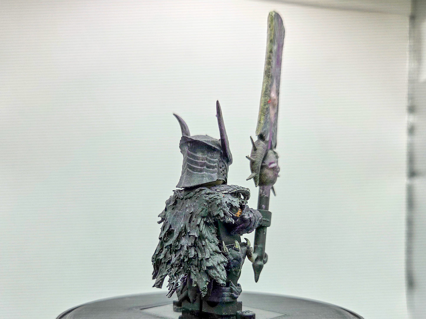 Custom 3D printed the one who hunts monsters massive sword warrior!