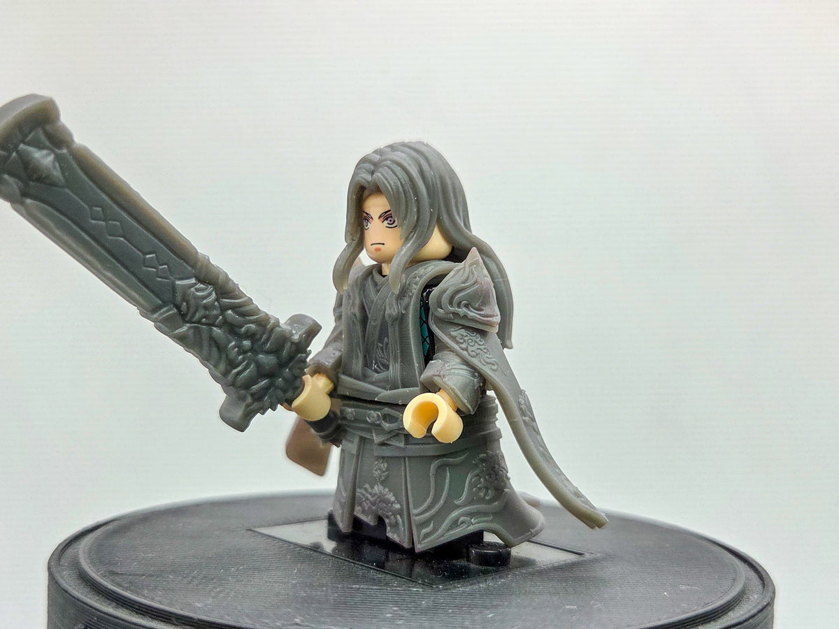 Custom 3D printed fabled sword swinger!