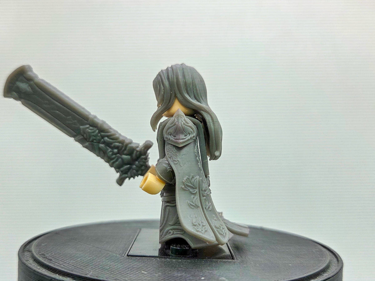 Custom 3D printed fabled sword swinger!
