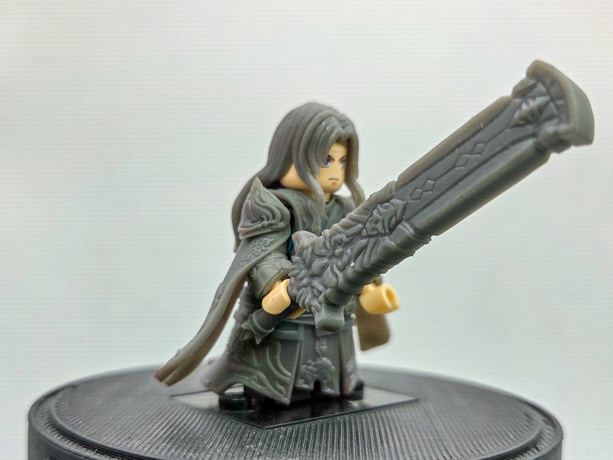 Custom 3D printed fabled sword swinger!