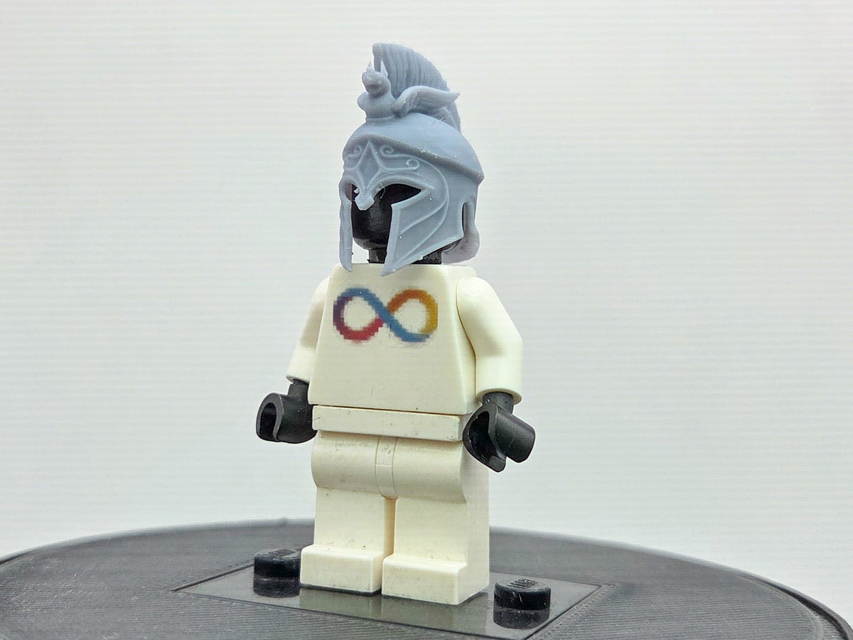 Custom 3D printed greek assins helmet!