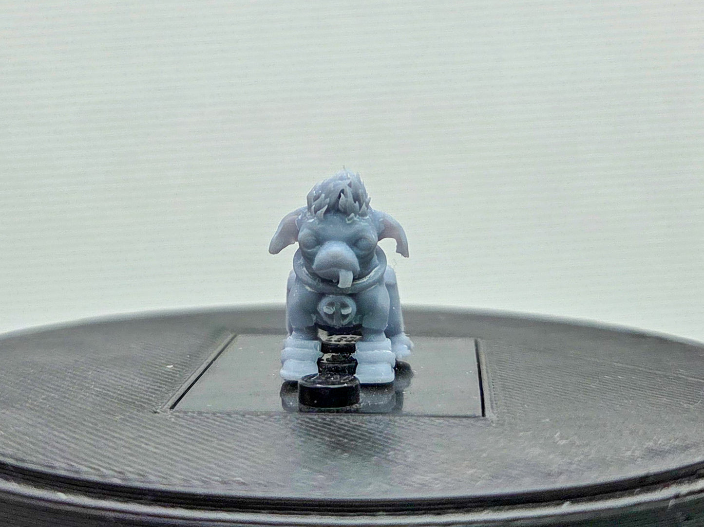 Custom 3D printed the merc that talks to much beautiful dog!