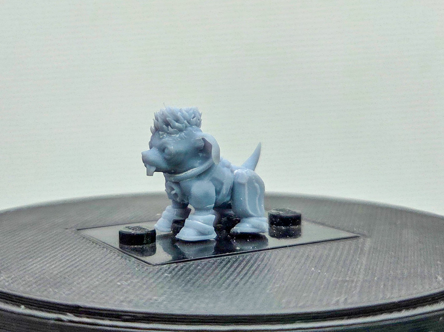 Custom 3D printed the merc that talks to much beautiful dog!