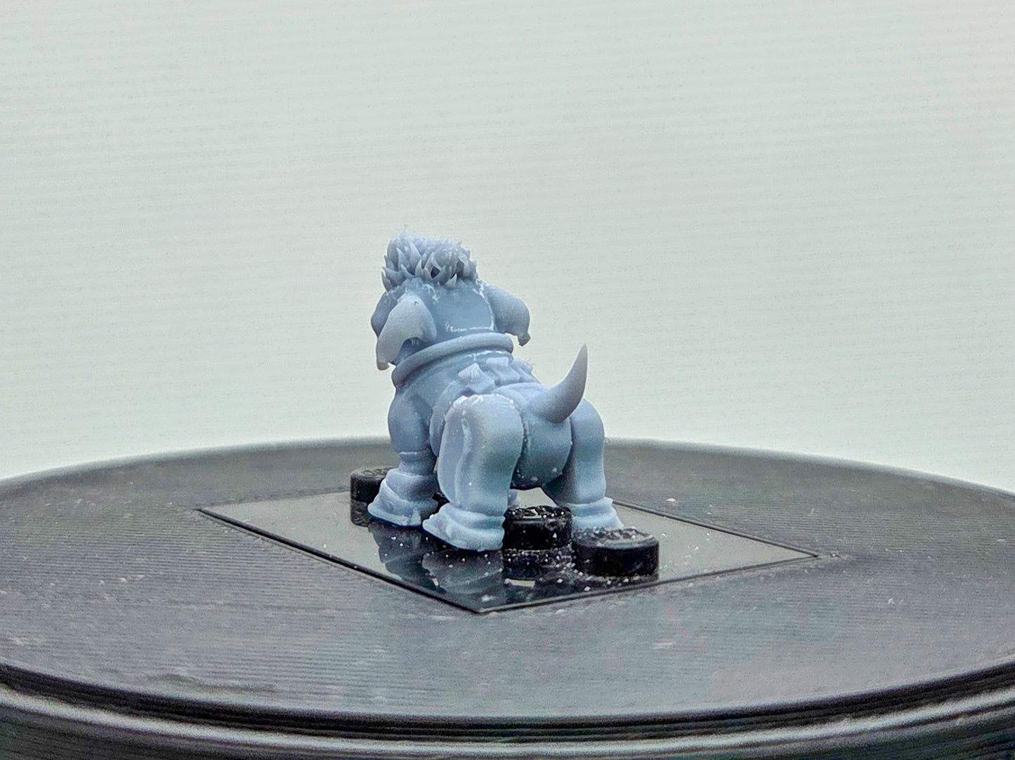 Custom 3D printed the merc that talks to much beautiful dog!