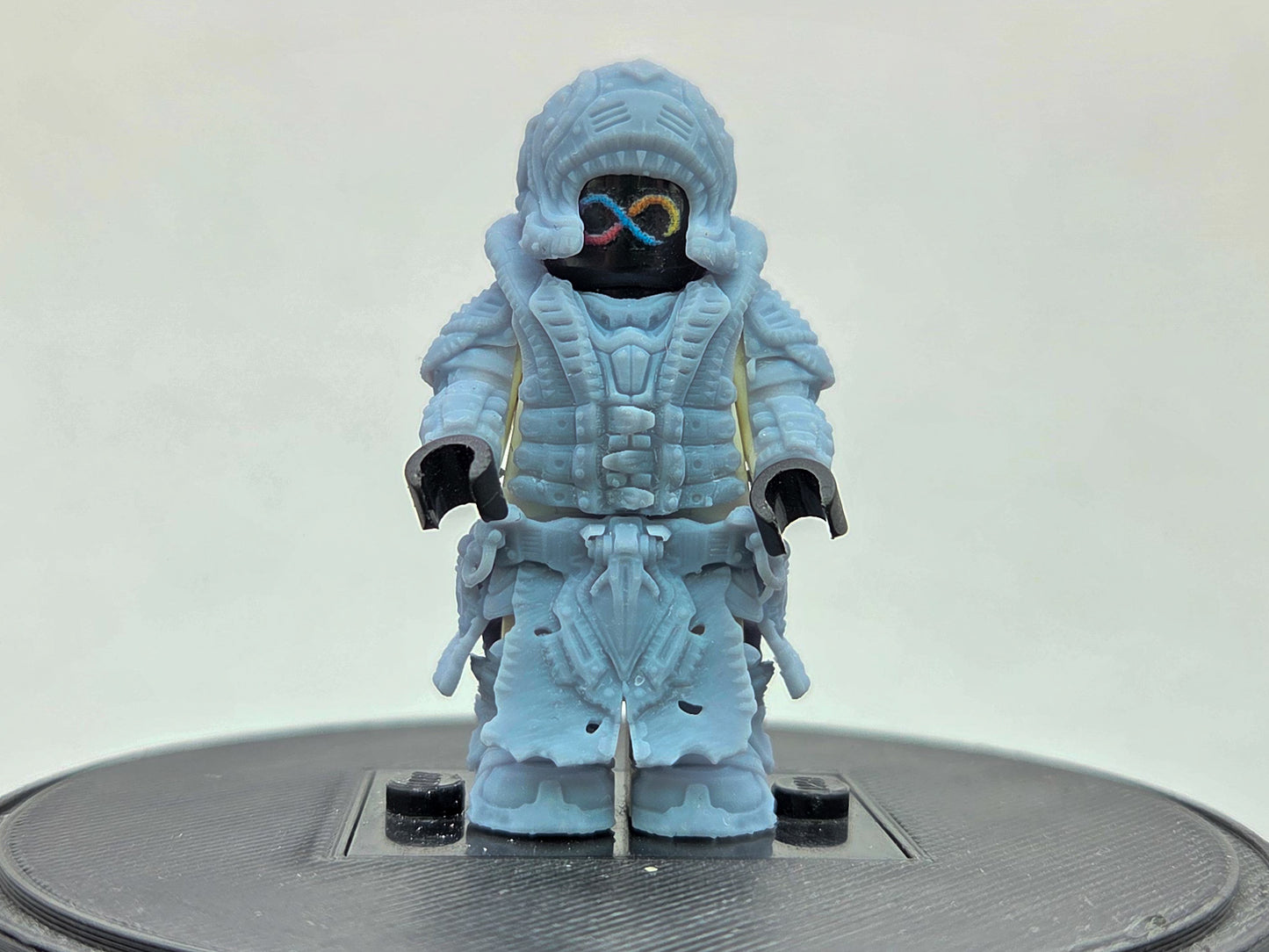 Custom 3D printed gear evil warrior!