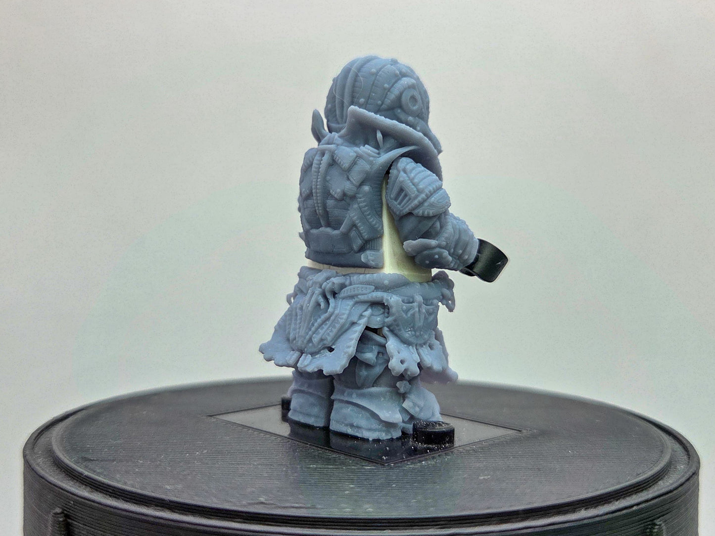 Custom 3D printed gear evil warrior!