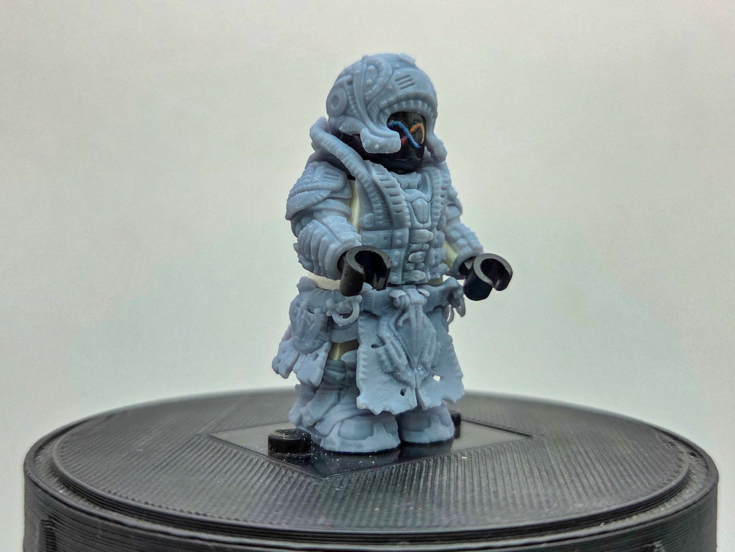 Custom 3D printed gear evil warrior!
