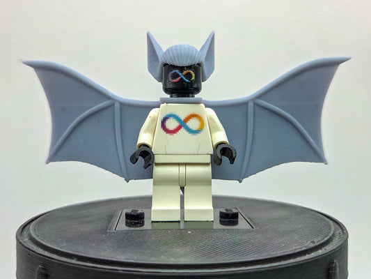 Custom 3D printed flying bad thing with wings!