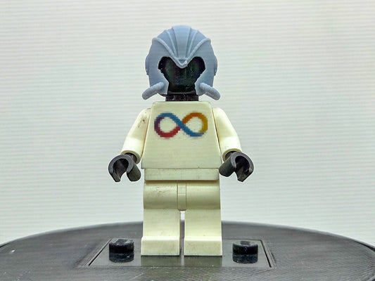 Custom 3D printed classic 90s style all seeing helmet!