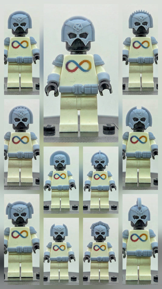 Custom 3D printed justice warrior pack!