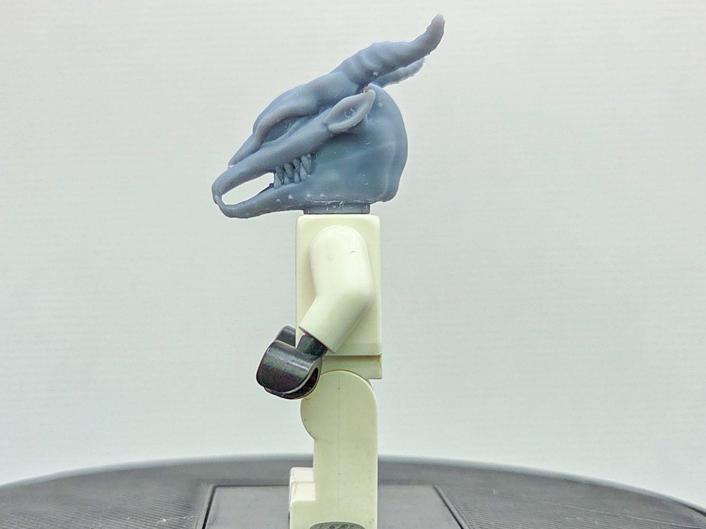 Custom 3D printed red ring wearer goathead!