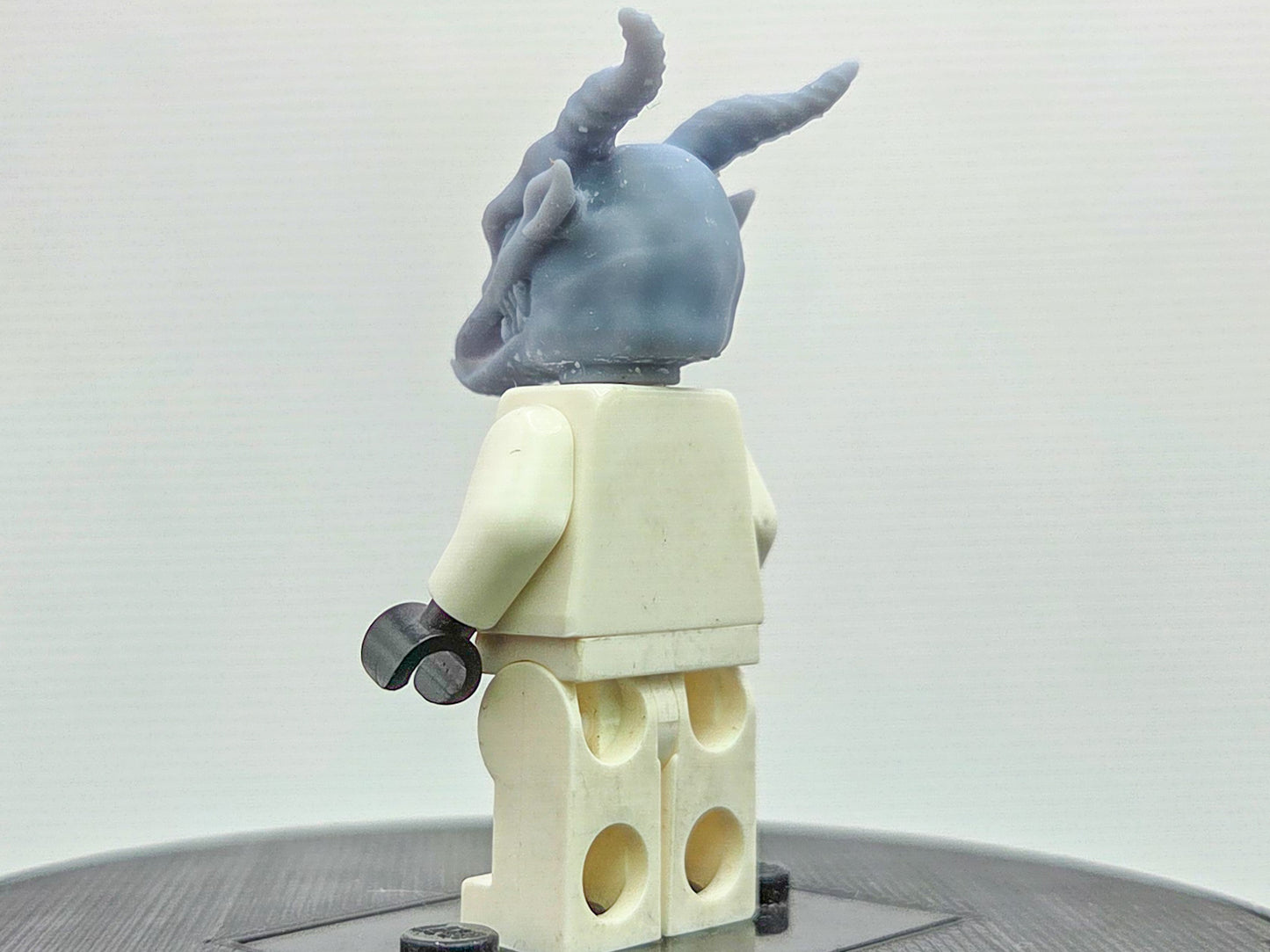 Custom 3D printed red ring wearer goathead!