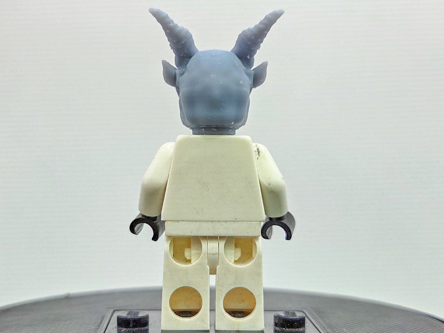 Custom 3D printed red ring wearer goathead!