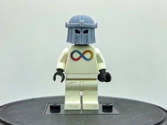 Custom 3D printed purple mask villain!