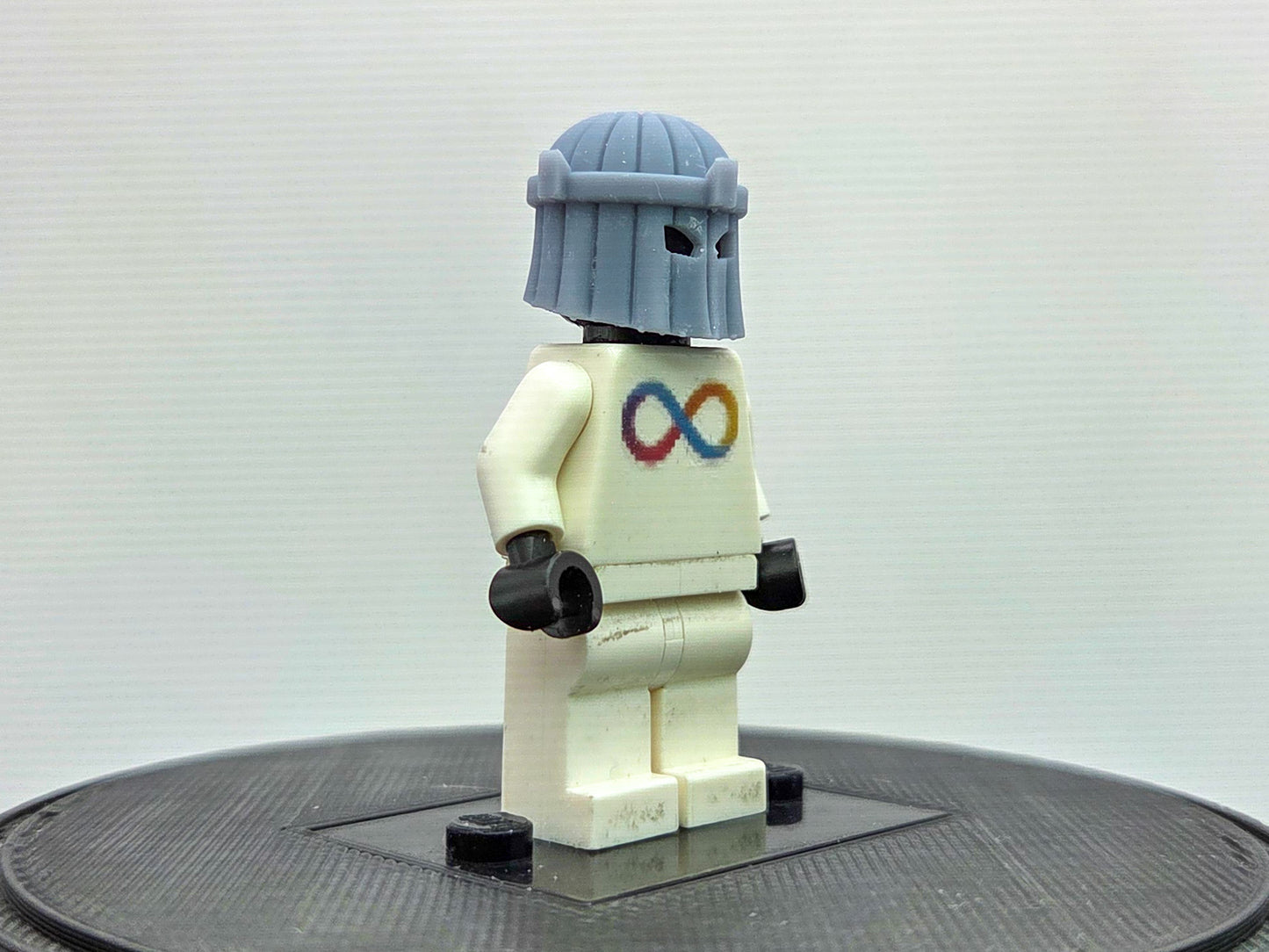 Custom 3D printed purple mask villain!