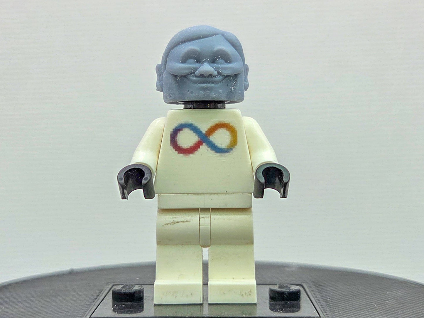 Custom 3D printed human looking alien!
