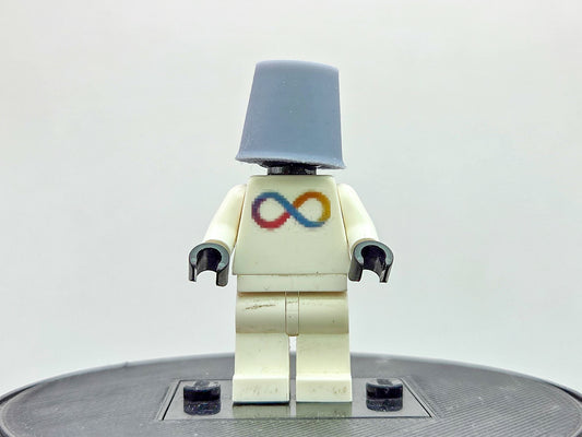 Custom 3D printed bucket helmet mage!