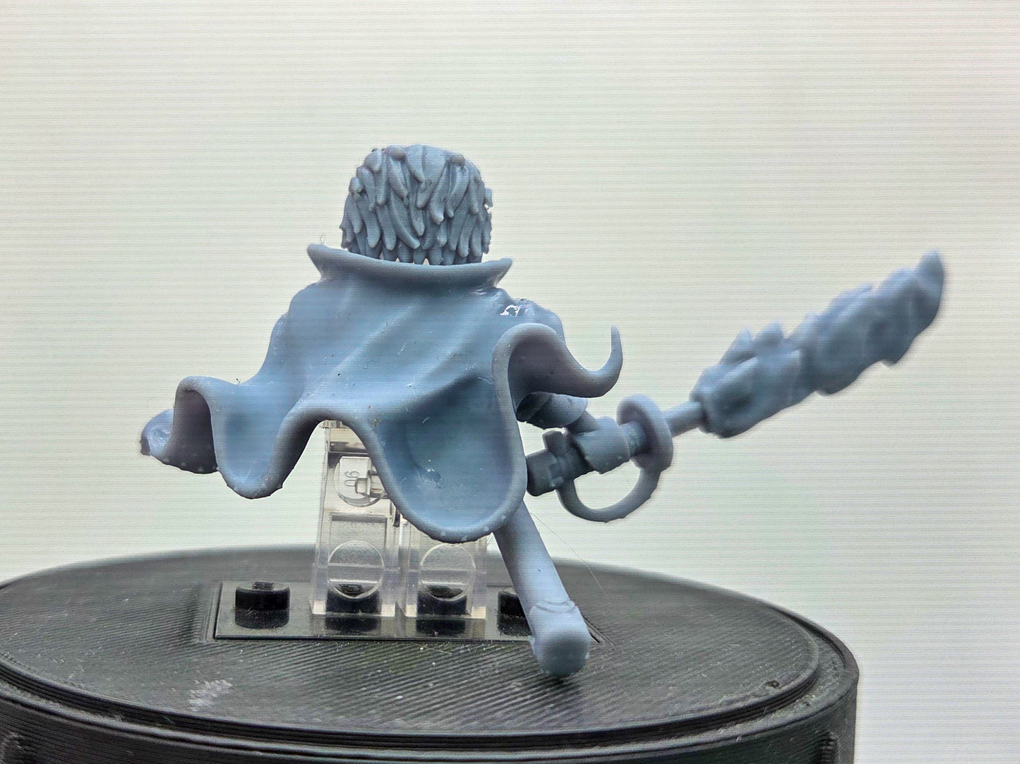 Custom 3D printed one armed pirate ready to fight!