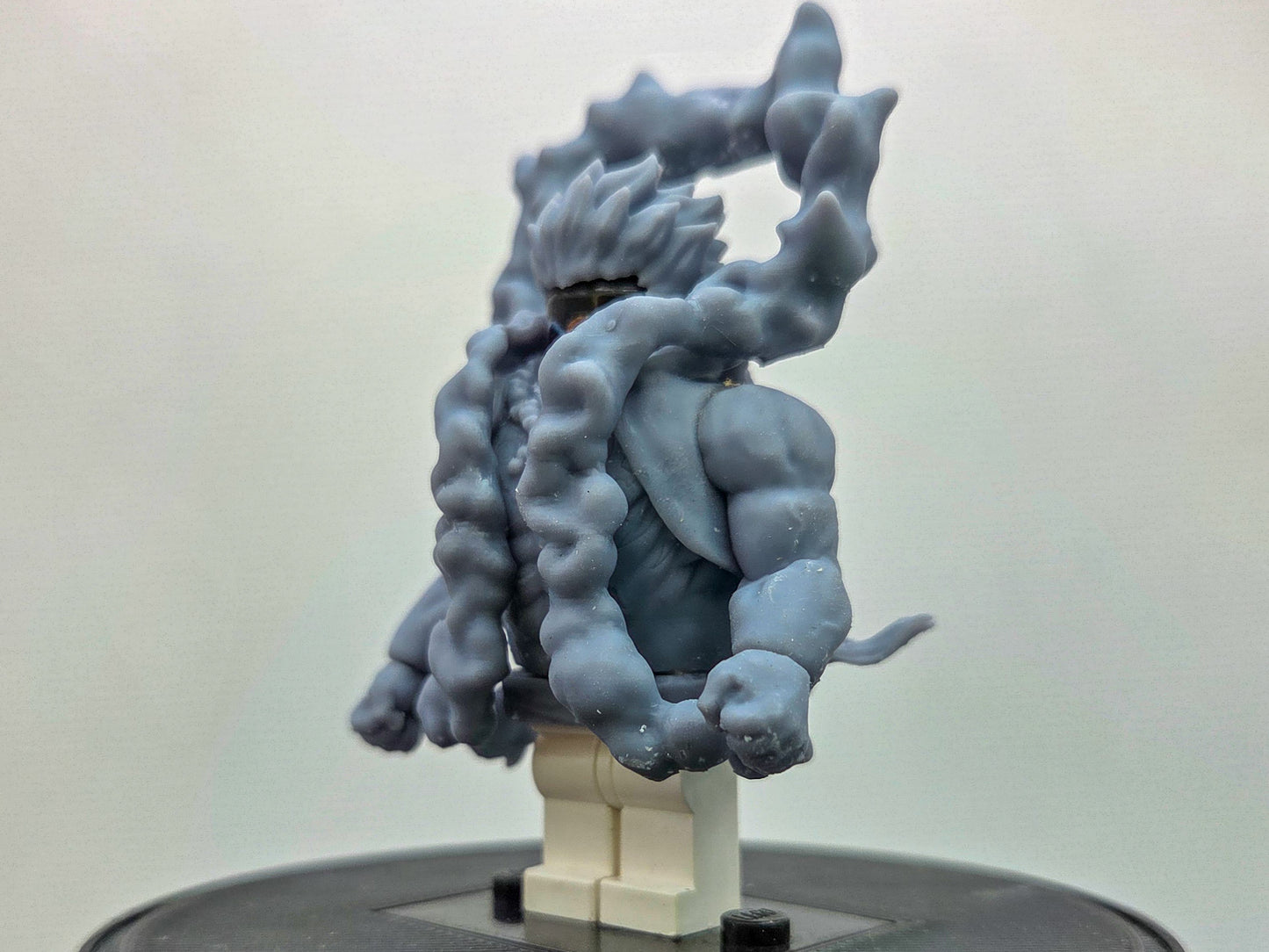 Custom 3D printed ballon schaped rubber pirate!