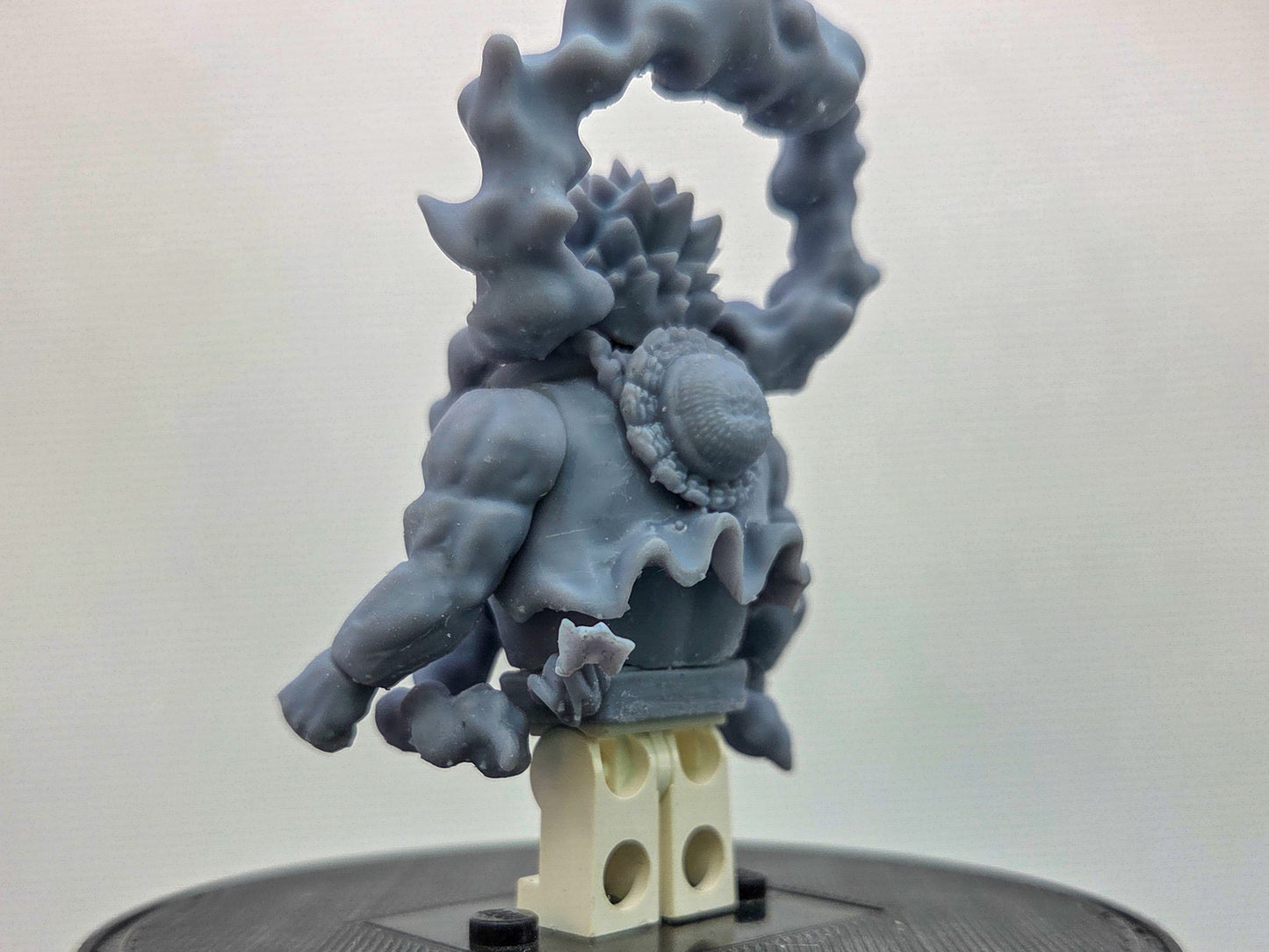 Custom 3D printed ballon schaped rubber pirate!