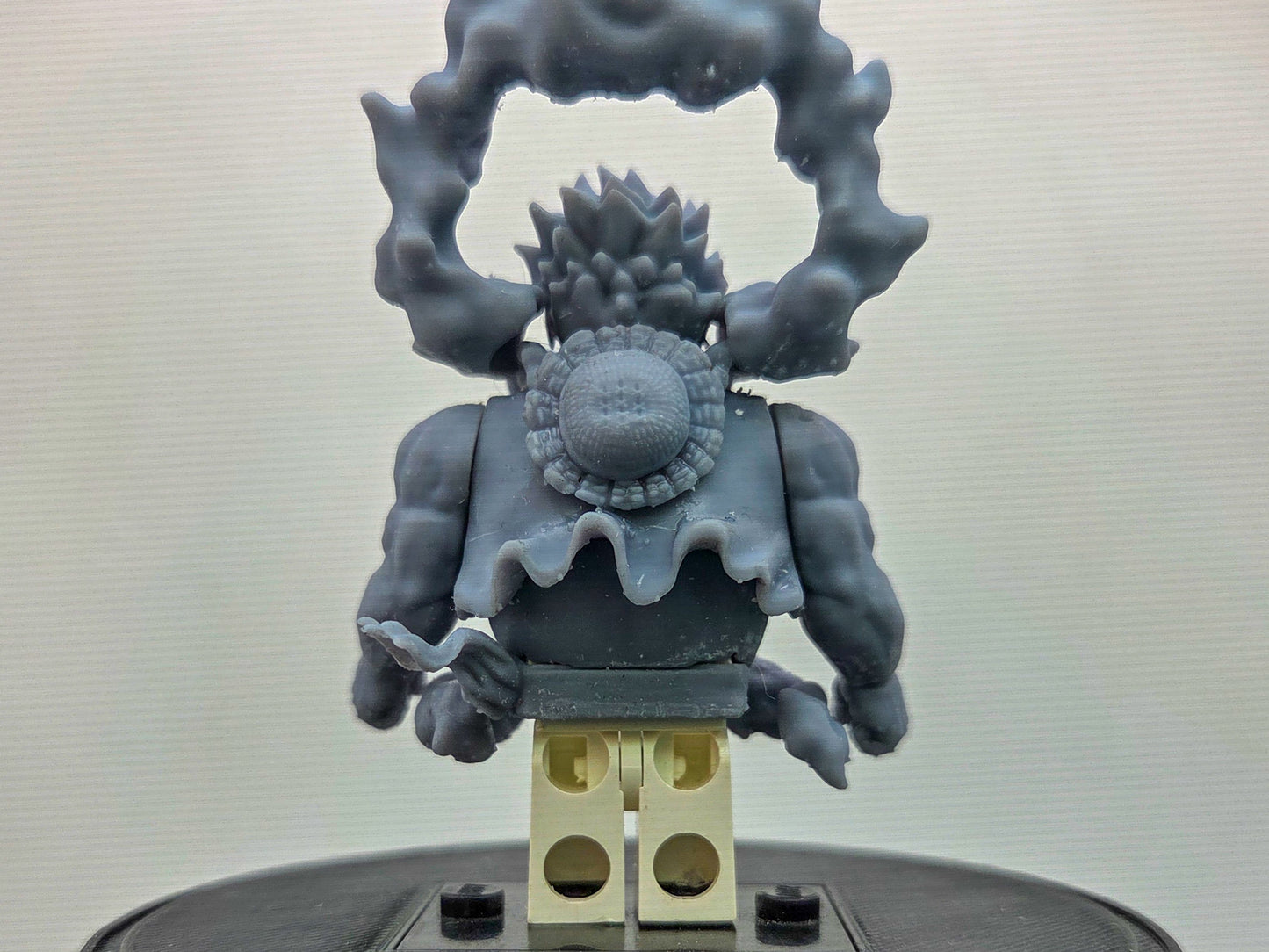 Custom 3D printed ballon schaped rubber pirate!