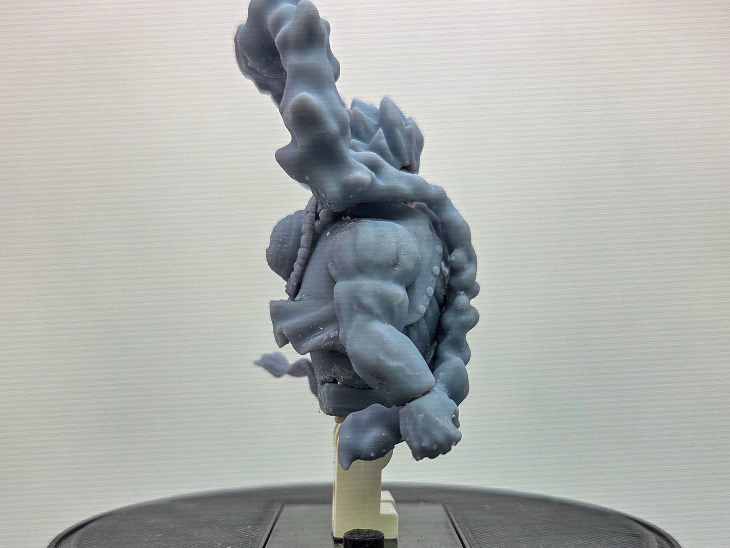 Custom 3D printed ballon schaped rubber pirate!
