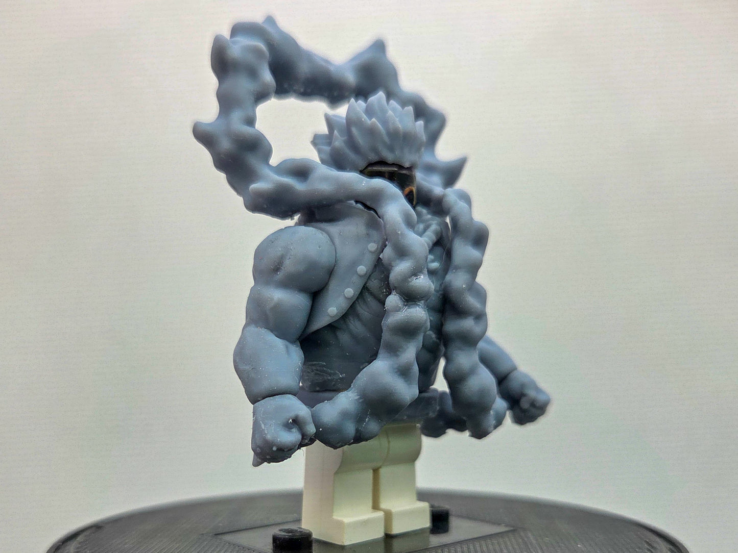 Custom 3D printed ballon schaped rubber pirate!
