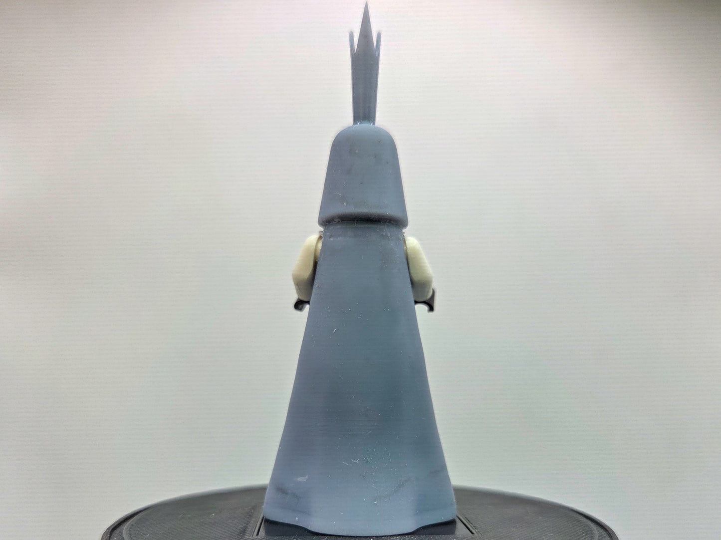 Custom 3D printed evil master mind pirate in black!
